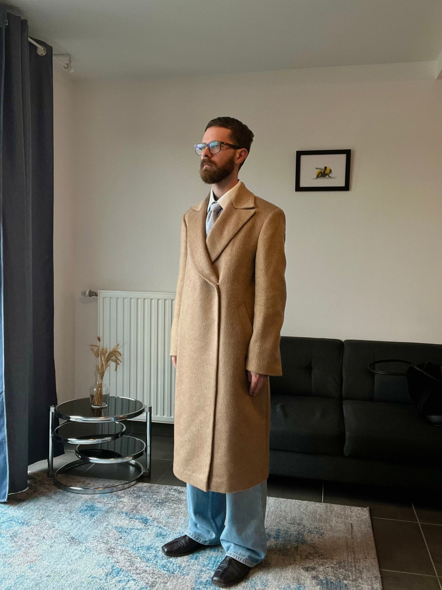 Double-breasted coat