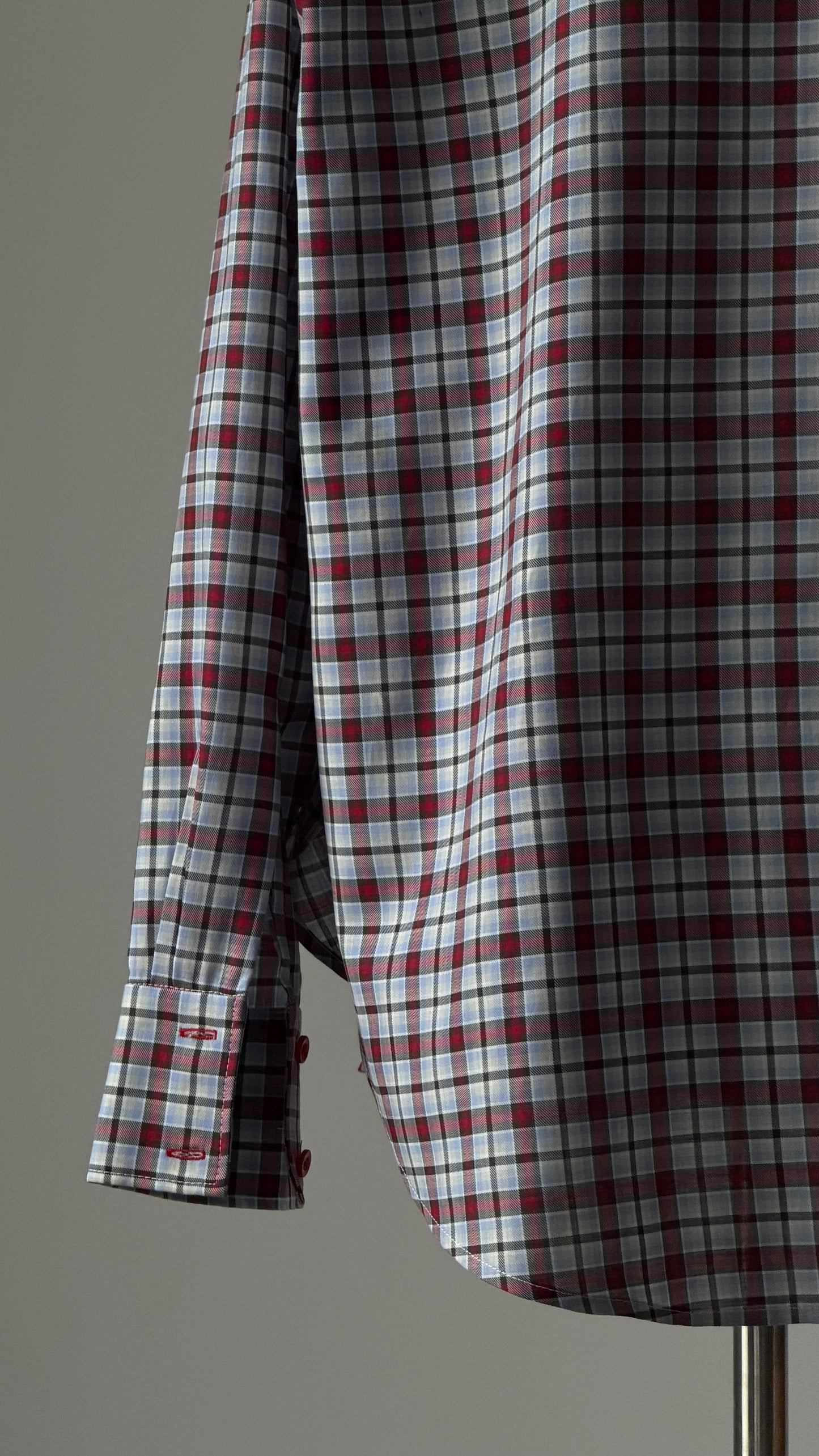 Oversized plaid shirt