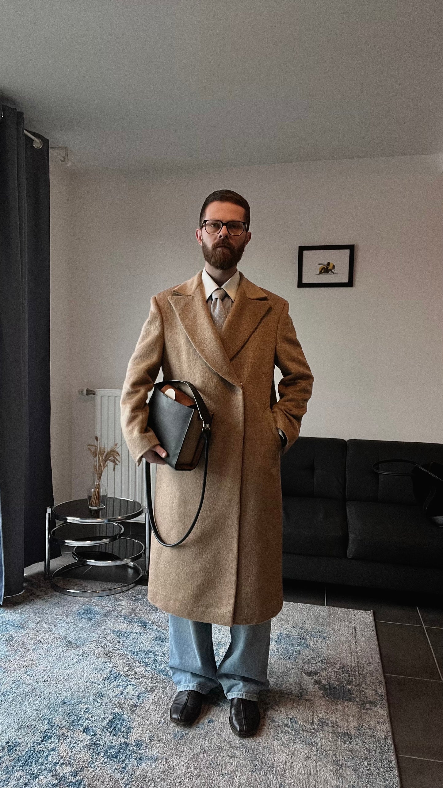 Double-breasted coat